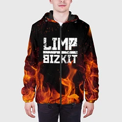 Куртка с капюшоном мужская LIMP BIZKIT, цвет: 3D-черный — фото 2