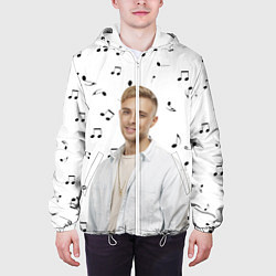 Куртка с капюшоном мужская Егор Крид, цвет: 3D-белый — фото 2