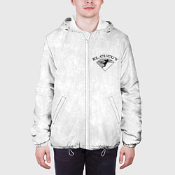 Куртка с капюшоном мужская Tony Ferguson крылья на спине, цвет: 3D-белый — фото 2