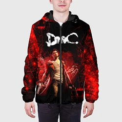 Куртка с капюшоном мужская Devil may cry, цвет: 3D-черный — фото 2
