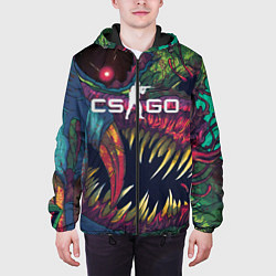Куртка с капюшоном мужская CS GO Hyper Beast, цвет: 3D-черный — фото 2