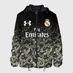 Куртка с капюшоном мужская Real Madrid, цвет: 3D-черный