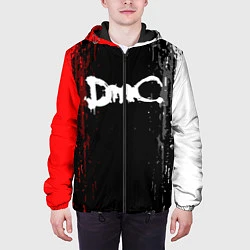 Куртка с капюшоном мужская DEVIL MAY CRY, цвет: 3D-черный — фото 2