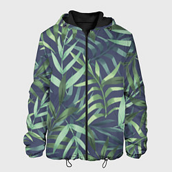 Куртка с капюшоном мужская Арт из джунглей, цвет: 3D-черный