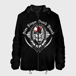 Куртка с капюшоном мужская Five Finger Death Punch, цвет: 3D-черный