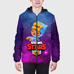 Куртка с капюшоном мужская BRAWL STARS SANDY, цвет: 3D-черный — фото 2