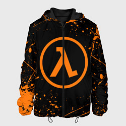 Куртка с капюшоном мужская HALF-LIFE, цвет: 3D-черный