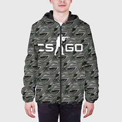 Куртка с капюшоном мужская CS GO, цвет: 3D-черный — фото 2