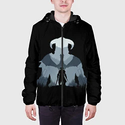 Куртка с капюшоном мужская THE ELDER SCROLLS, цвет: 3D-черный — фото 2