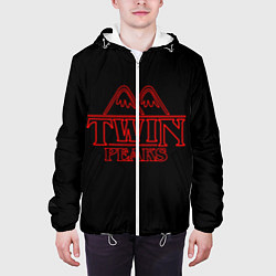 Куртка с капюшоном мужская Twin Peaks, цвет: 3D-белый — фото 2