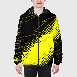 Куртка с капюшоном мужская Bona Fide Одежда для фитнеcа, цвет: 3D-черный — фото 2