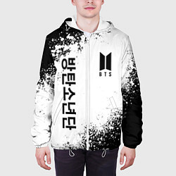 Куртка с капюшоном мужская BTS, цвет: 3D-белый — фото 2