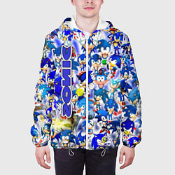 Куртка с капюшоном мужская Sonik, цвет: 3D-белый — фото 2