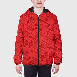 Куртка с капюшоном мужская Deftones, цвет: 3D-черный — фото 2