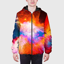 Куртка с капюшоном мужская Space, цвет: 3D-черный — фото 2