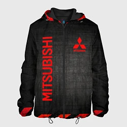 Куртка с капюшоном мужская MITSUBISHI, цвет: 3D-черный