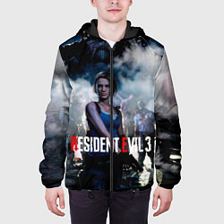 Куртка с капюшоном мужская RESIDENT EVIL 3, цвет: 3D-черный — фото 2