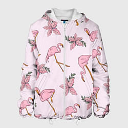 Мужская куртка Розовый фламинго