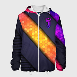 Куртка с капюшоном мужская Juventus F C, цвет: 3D-белый