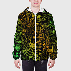 Куртка с капюшоном мужская Игры, цвет: 3D-белый — фото 2