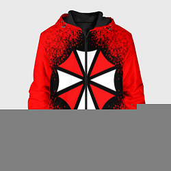 Куртка с капюшоном мужская Umbrella Corporation, цвет: 3D-черный