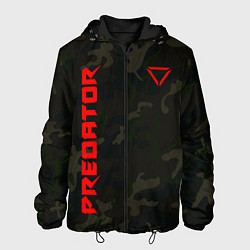 Куртка с капюшоном мужская Predator Military, цвет: 3D-черный