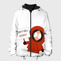 Куртка с капюшоном мужская Kenny McCormick, цвет: 3D-черный