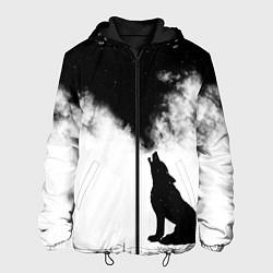Куртка с капюшоном мужская Galaxy wolf, цвет: 3D-черный