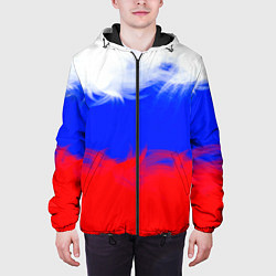 Куртка с капюшоном мужская Россия, цвет: 3D-черный — фото 2
