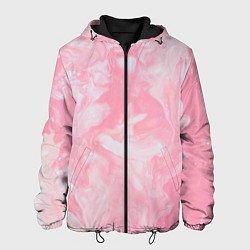 Куртка с капюшоном мужская Розовая Богемия, цвет: 3D-черный