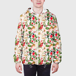Куртка с капюшоном мужская Краски лета, цвет: 3D-белый — фото 2