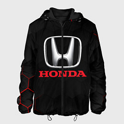 Куртка с капюшоном мужская HONDA, цвет: 3D-черный