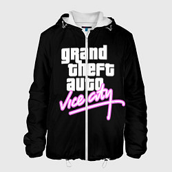 Куртка с капюшоном мужская GTA VICE CITY, цвет: 3D-белый