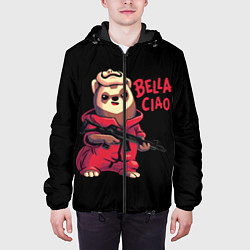 Куртка с капюшоном мужская Bella Ciao, цвет: 3D-черный — фото 2
