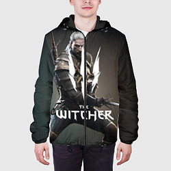 Куртка с капюшоном мужская The Witcher, цвет: 3D-черный — фото 2