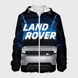 Куртка с капюшоном мужская LAND ROVER, цвет: 3D-белый