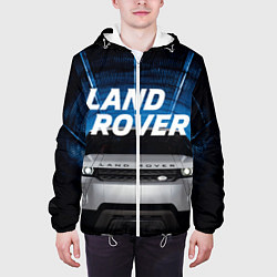 Куртка с капюшоном мужская LAND ROVER, цвет: 3D-белый — фото 2