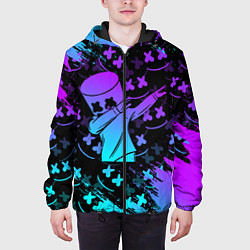 Куртка с капюшоном мужская FORTNITE x MARSHMELLO, цвет: 3D-черный — фото 2