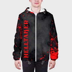 Куртка с капюшоном мужская Helltaker Logo Z, цвет: 3D-белый — фото 2