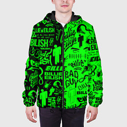Куртка с капюшоном мужская BILLIE EILISH БИЛЛИ АЙЛИШ, цвет: 3D-черный — фото 2