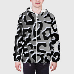Куртка с капюшоном мужская Print, цвет: 3D-белый — фото 2