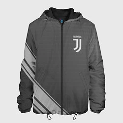 Куртка с капюшоном мужская JUVENTUS, цвет: 3D-черный