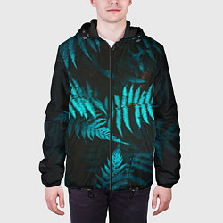 Куртка с капюшоном мужская ПАПОРОТНИК, цвет: 3D-черный — фото 2