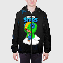 Куртка с капюшоном мужская Leon Brawl Stars, цвет: 3D-черный — фото 2