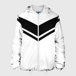 Куртка с капюшоном мужская Line, цвет: 3D-белый