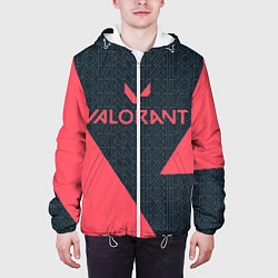 Куртка с капюшоном мужская Valorant, цвет: 3D-белый — фото 2