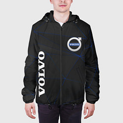 Куртка с капюшоном мужская VOLVO цвета 3D-черный — фото 2
