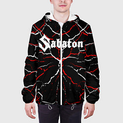 Куртка с капюшоном мужская Sabaton, цвет: 3D-белый — фото 2