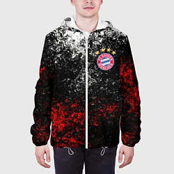 Куртка с капюшоном мужская BAYERN MUNCHEN, цвет: 3D-белый — фото 2