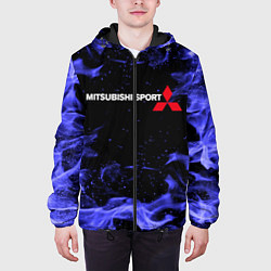 Куртка с капюшоном мужская MITSUBISHI, цвет: 3D-черный — фото 2